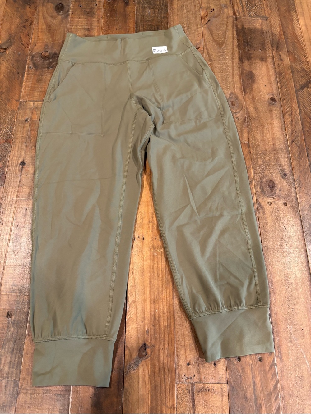 lululemon athletica Olive Green Women’s Cropped Jogger Leggings